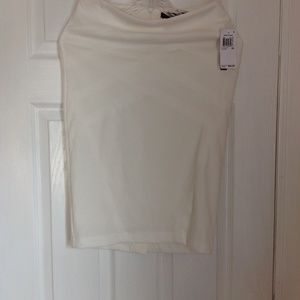 women pencil ivory skirt size XS above knee.